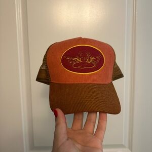 Boys Lie Red and Brown Trucker Hat